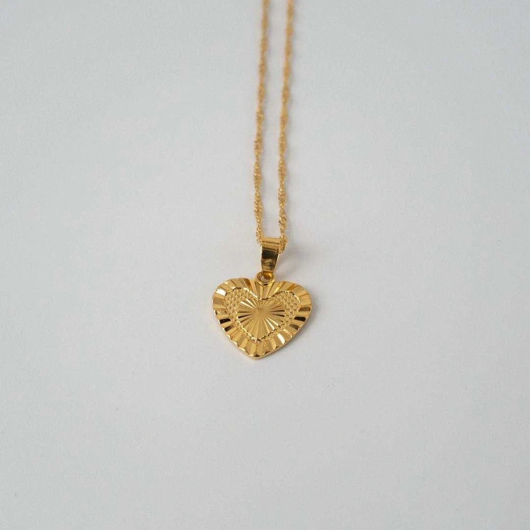 Heart Pendant Necklace 3 Heart Pendant Necklace - Image 3