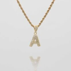 ICY Mini Bubble Initial Necklace