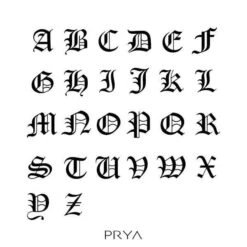 Old English Double Initial Necklace 15 Old English Double Initial Necklace -Prya Store old english double initial necklace prya 22879942