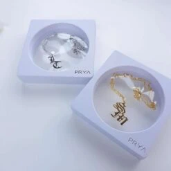 Old English Double Initial Necklace 17 Old English Double Initial Necklace -Prya Store old english double initial necklace prya 22879948