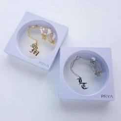 Old English Double Initial Necklace 21 Old English Double Initial Necklace -Prya Store old english double initial necklace prya 22879973