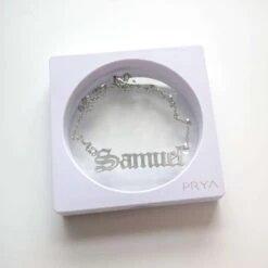 Old English Name Plate Necklace -Prya Store old english name plate necklace prya 22879984