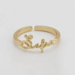 Selina Custom Name Ring -Prya Store selinaCustomNameRing 5