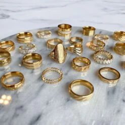 Serena Linked Love Heart Ring -Prya Store serena linked love heart ring prya 25598066