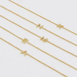 Maia Initial Bracelet -Prya Store theMaiainitialbracelet gold PRYA