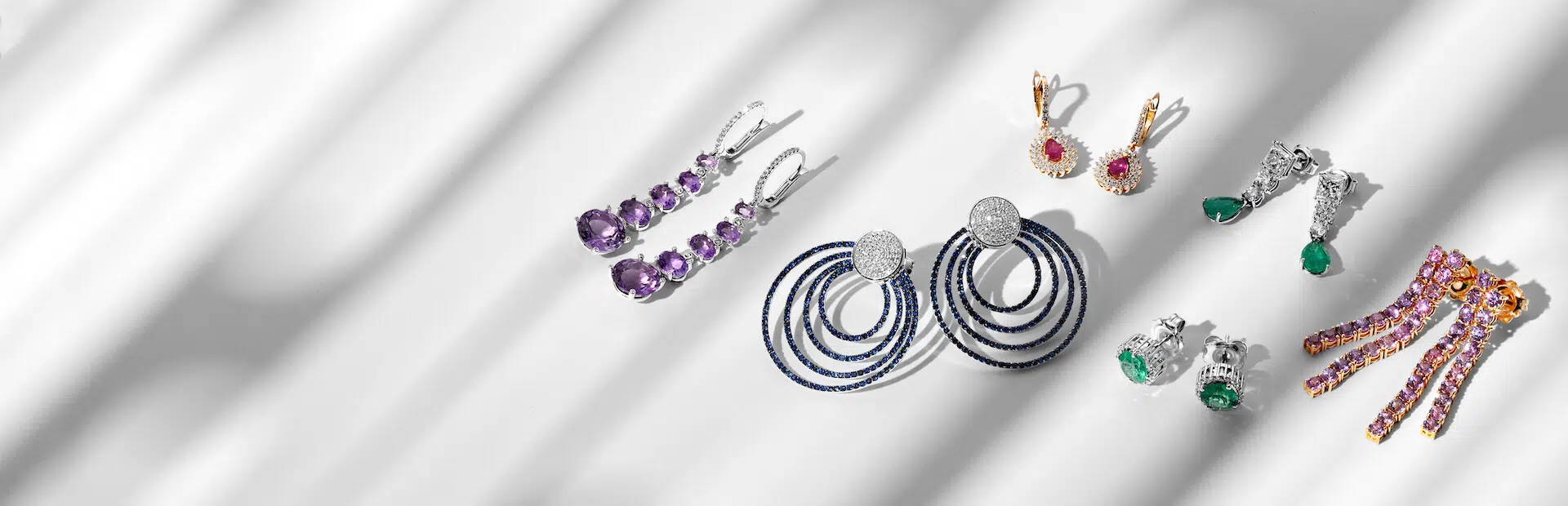 Prya Online Store -Prya Store עגילים משובצות אבני חן דסקטופ אנגלית